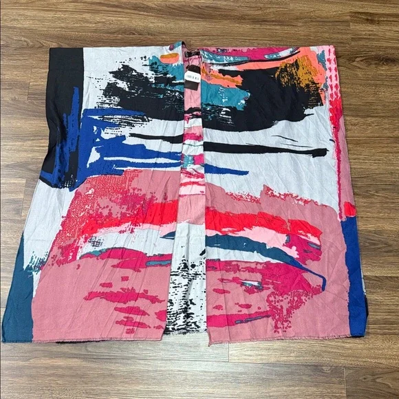 Janice Apparel Abstract Multicolor Kimono - Picture 1 of 4